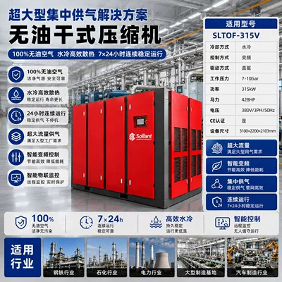 Variable Frequency Screw Air: Hava kompressorları - intention-depositsuper-large-energy-station