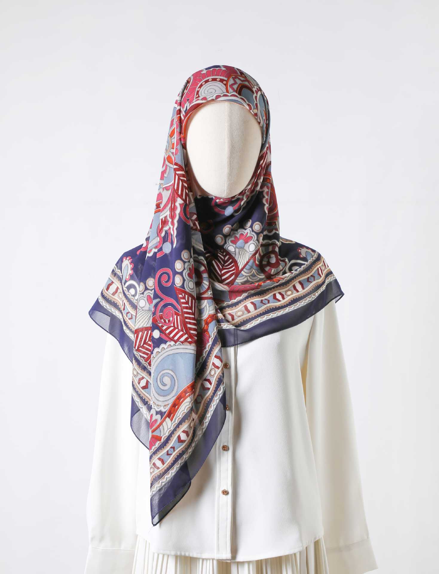 110 크리스탈 쉬폰 03 [네이비블루]