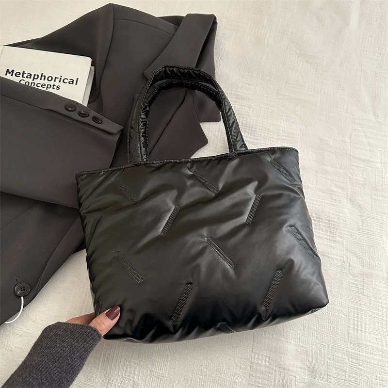 Capacious winter universal brand one-shoulder bag for leisure