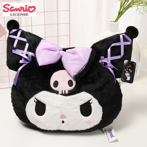 Sanrio genuine Kuromi Melody kt cat Pacha dog plush toy sleeping pillow doll doll