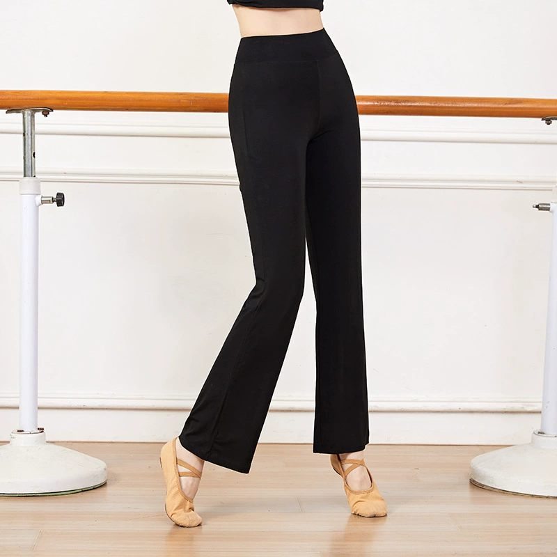 Black modern summer dancing trousers