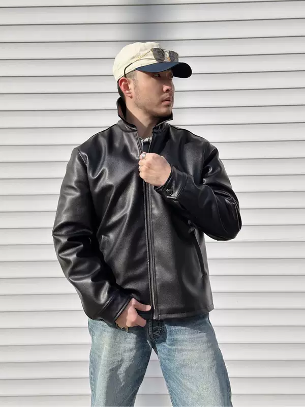 High quality colored long-sleeve with zipper, men's jacket
