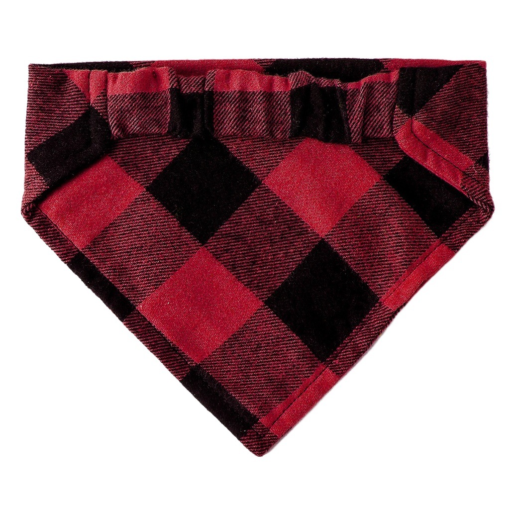 Elástico nuevo en stock transfronteriza mascota saliva toalla mascota bufanda Navidad perro bufanda accesorios para mascotas Plaid