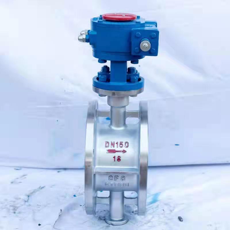 不锈钢偏心蝶阀-D343H/W-16P-重型加长杆铸钢涡轮蝶阀规格齐全