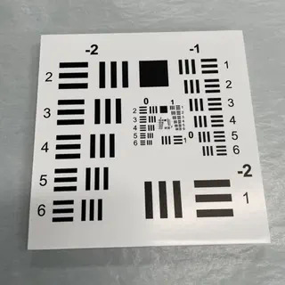 고정밀 0.5UM 교정 보드 바둑판 광학 교정 보드 기계 비전 그리드 유리 교정 보드