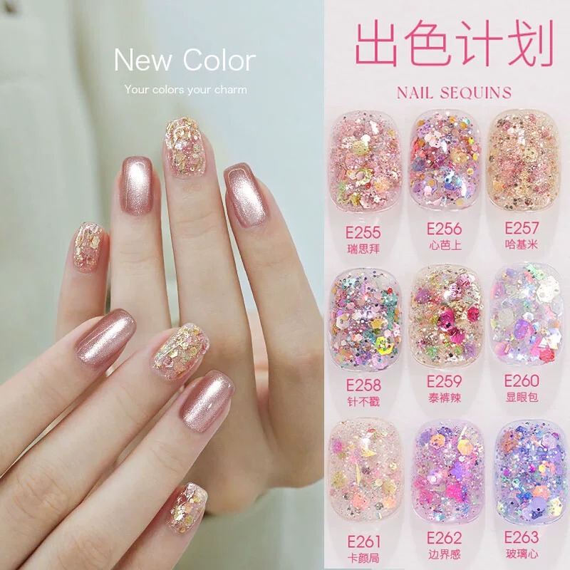 Internet Celebrity Nail Art Glitter Flash Nail Polish Gel 2026 New Special Mix Glitter Series Toenail Nail Gel Internet Celebrity Nail Art Glitter Flash Nail Polish Gel 2026 New Special Mix Glitter Series Toenail Nail Gel