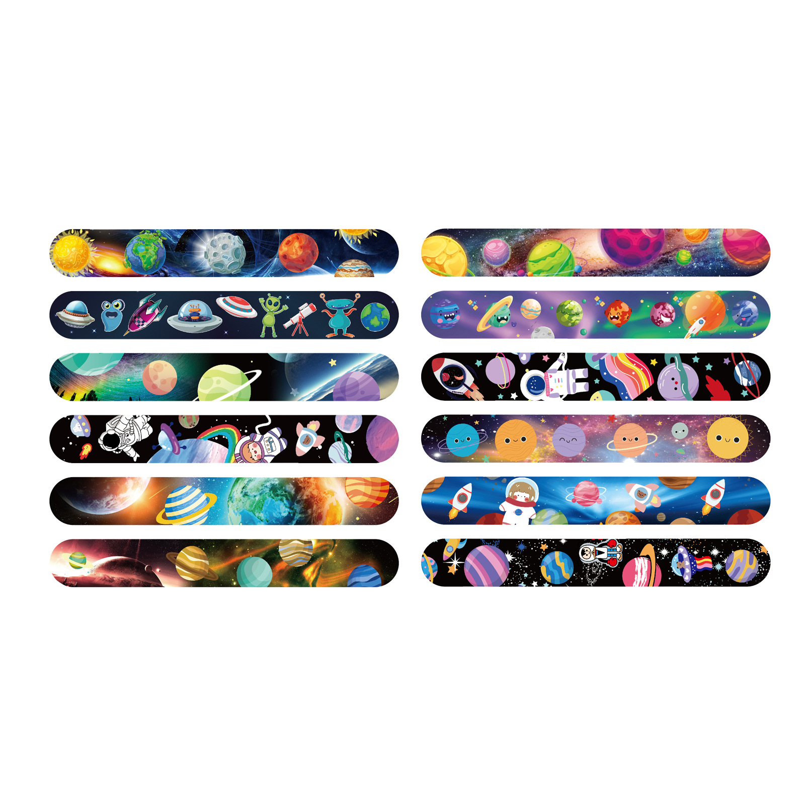 Nueva impresión creativa estrella temática fiesta collar PVC correa de muñeca decorativa