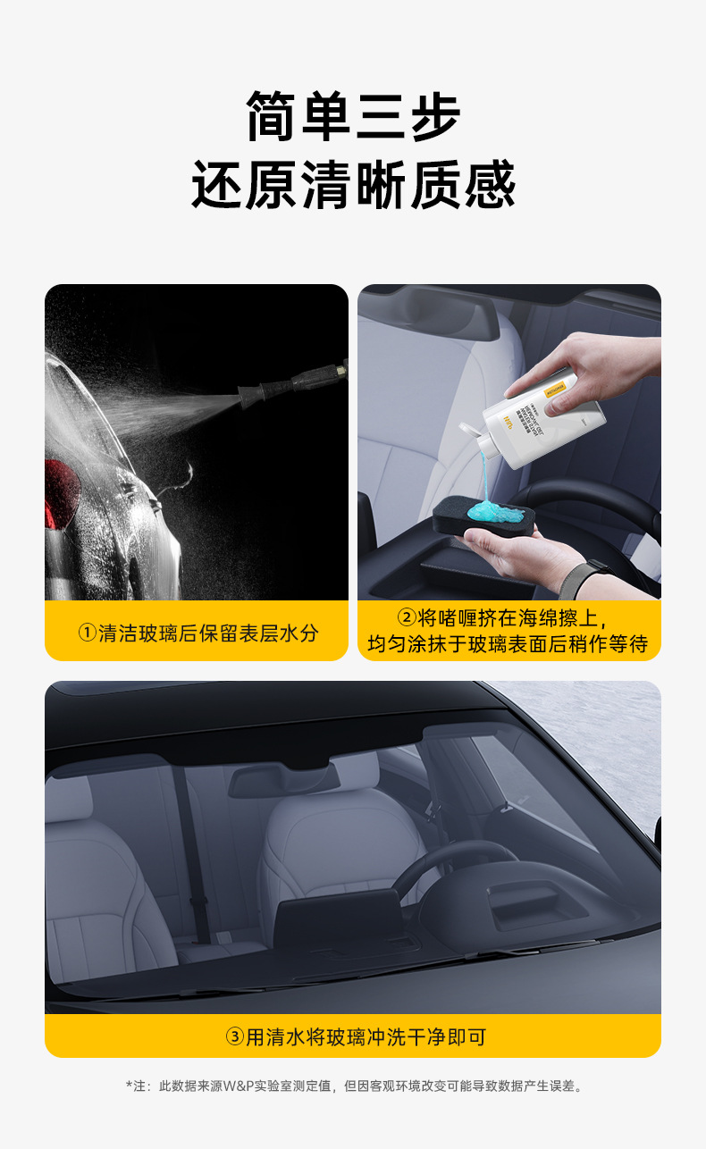 Glass Oil Film Removal Cream Car Glass Cleaning Cleaner Decontamination Car Wash Water Wax Decontamination Cleaning Agent