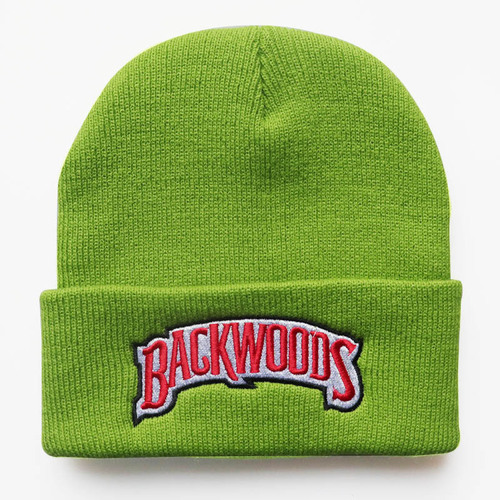 Autumn and Winter Men and Women Letter Backwoods Thermal Knitted Hat Embroidered Student Beanie Hat