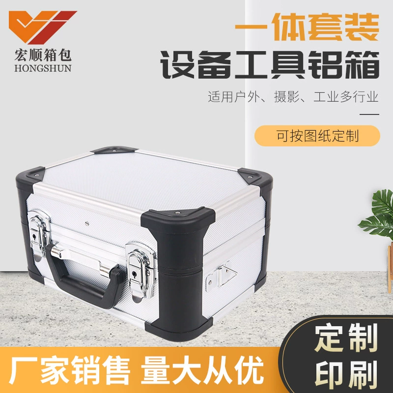 Оптовая торговля фабрикой Инструмент алюминиевый ящик для оборудования ящик для хранения с замком ящик для инструментов чемодан заказ поддержки