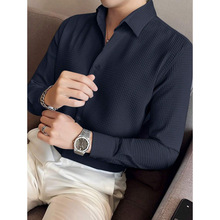 X 69660 Waffle Knit French Business Shirt �����ʽ�������
