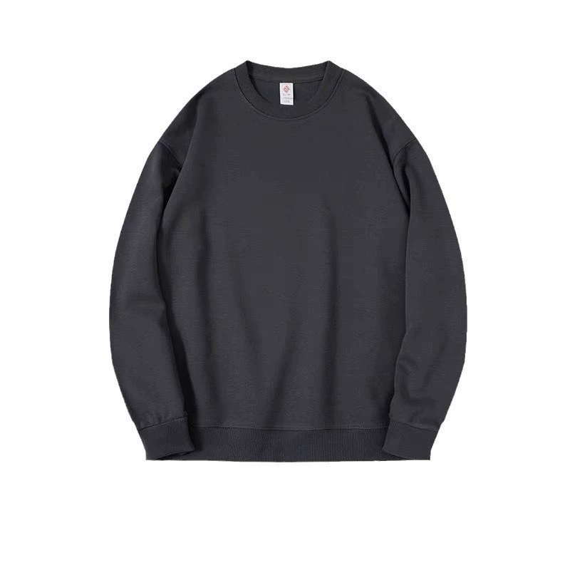 Теплая однотонная хлопковая толстовка для мужчин и женщин, oversize