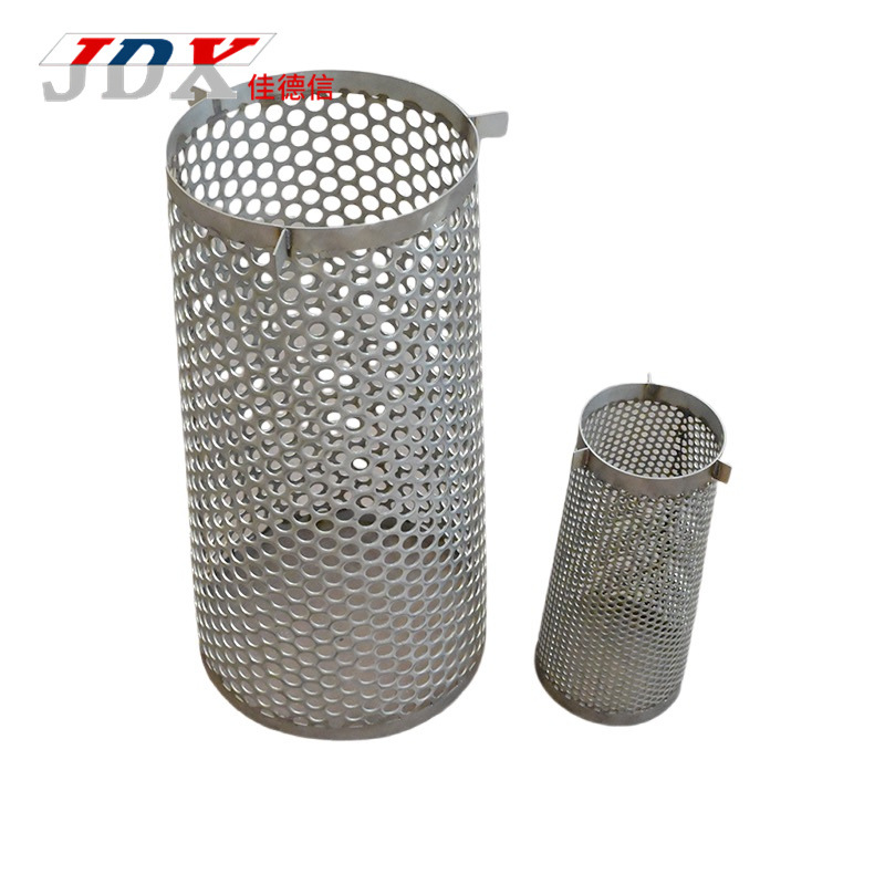 冲孔过滤筒供应304不锈钢冲孔滤筒单层双层过滤网管316不锈钢筛管