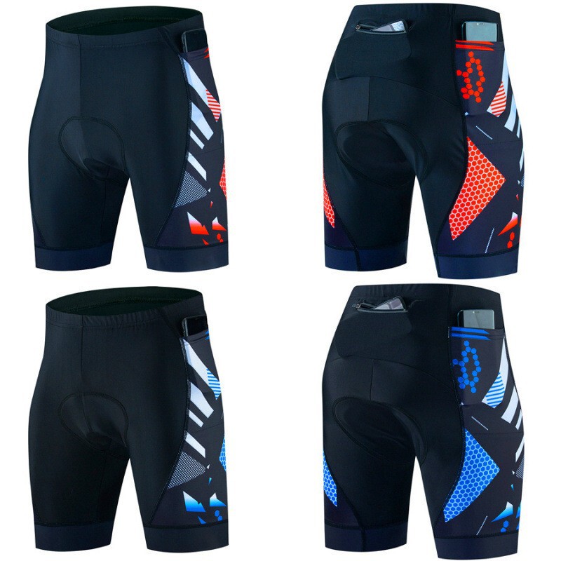 Three-Pocket Cycling Shorts Men's Mountain Bike Road Bike Summer Cycling Bib Shorts Cycling Shorts Wholesale