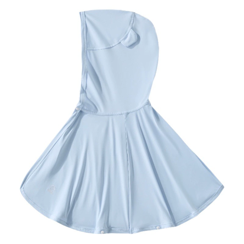 Детская Солнцезащитная одежда УФ-защита UPF50 + детский плащ из ледяного шелка, мужская и женская детская Солнцезащитная одежда, летняя тонкая