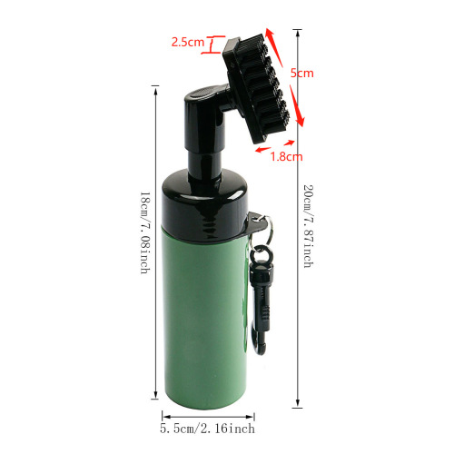 New anti-leakage】golf ball groove sprinkler brush kettle brush push-type golf club spray cleaning brush