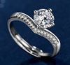 Universal wedding ring, internet celebrity, light luxury style, wholesale