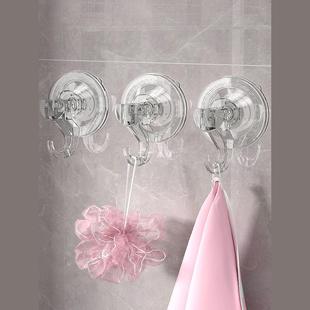 Wall suction cup hook strong vacuum bathroom glass suction type kitchen hook rack non-punching load-bearing hook