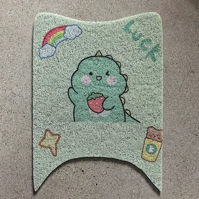 Mat Modern Second Generation, Electric vehicle foot mat - strawberry-dinosaur-yadi-modern-bloom-35607080-m-special-floor-mats