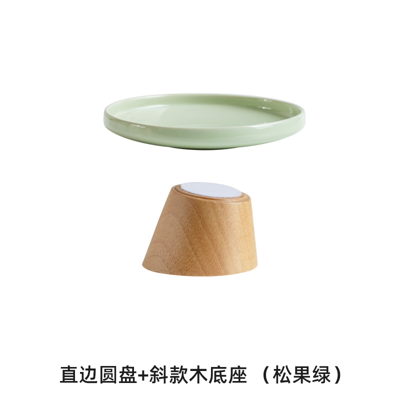 Plato de fruta de cerámica sala de estar mesa de café postre semillas de melón merienda disco tazón de fruta de alta calidad plato de caramelo Placa de visualización recepción