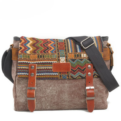 Trend retro ethnic one-shoulder bag