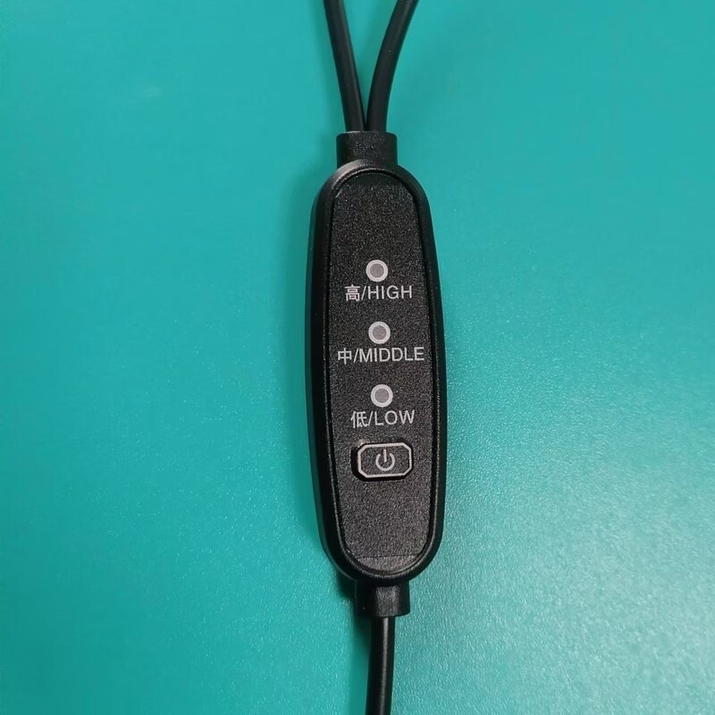 Supply three-speed temperature control switch, one-to-two-wire port, three-speed temperature control switch 5V 12V 48V 60V 72V adjustment