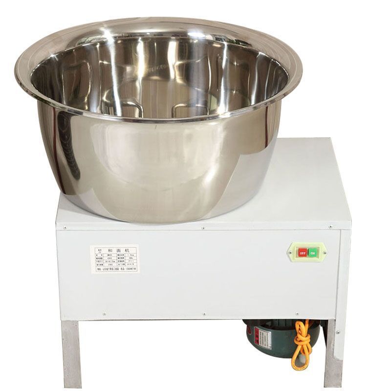 Mezcladora de harina de acero inoxidable gruesa, mezcladora de harina eléctrica, mezcladora de harina