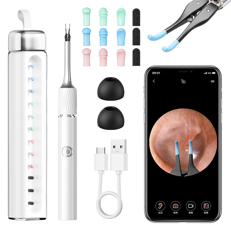 S8 PRO 귀이개 핀셋 화이트(남녀공용 영어 컬러박스)