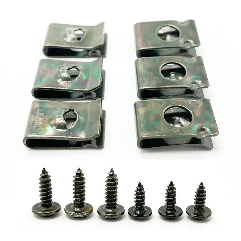 Electric Vehicle Decoration Screws, Modified Parts, Motorcycle Plastic Parts, Self-Tapping Nuts, Charging Port Clips, Iron Sheets, Cards