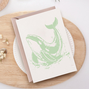 Creative Pattern Orca Template 3 Cross-Border Hot-Selling Painting Hollow Template Wall Painting Journal Decoration Masking Wholesale