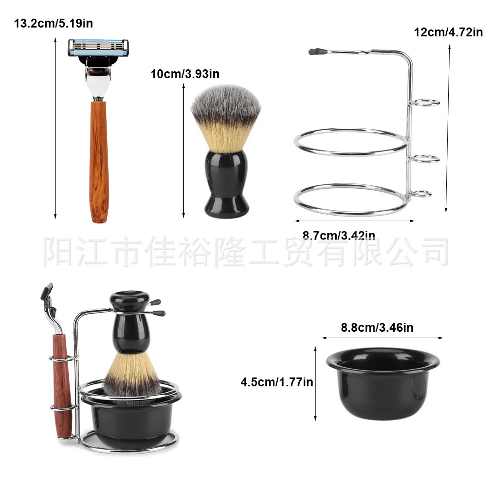 Rosewood afeitado traje hombres Cuidado máquina de afeitar Ventas Directas máquina de afeitar manual afeitadora traje