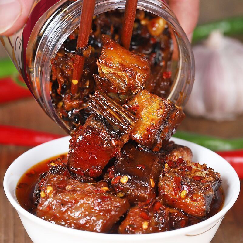 Xiao Xiang Smoked Fish, Preserved Fish Slices, Spicy Fish Platter Wholesale, Staple Food, Hunan Specialty, Drop Shipping, Ready-to-Eat Farm Snacks