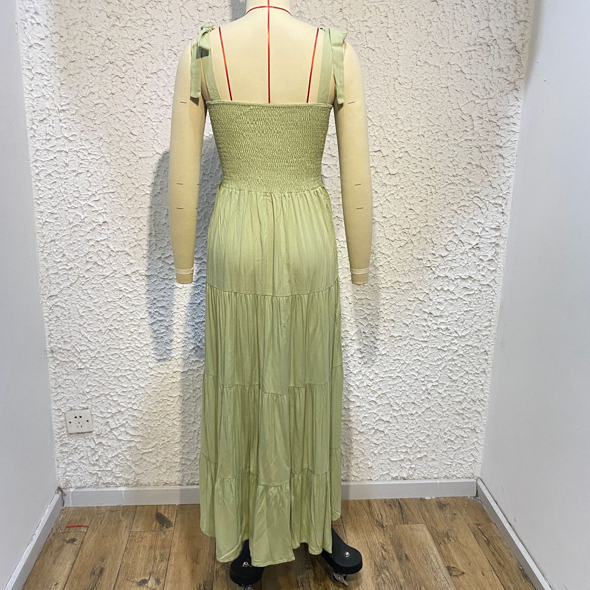 259g Weight Maxi Long Dress Dress Length Type Sleeveless Sleeve Length Regular Dress Dresses Type Regular Sleeve Sleeve Type Polyester Fabric Type High Waist Waist Line Daily Occasion Strap Neckline Regular Fit Fit Type Printing, Polka Dots Pattern Summer, Spring Season Women's Gender Elegant Style Wholesale Women's Elegant Printing Polka Dots Daily Strap Sleeveless Regular Dress 94