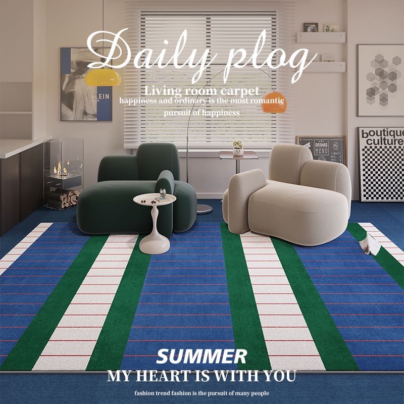 复古水晶绒地毯客厅法式床边毯轻奢多巴胺沙发茶几满铺卧室地毯
