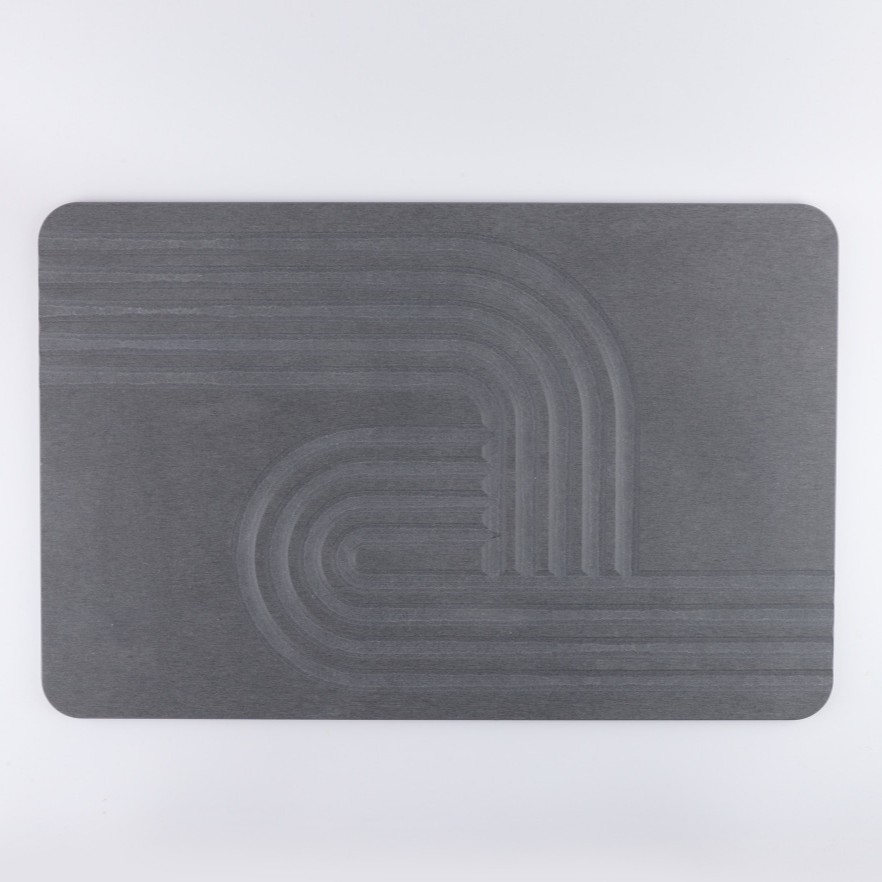 Puerta de entrada moderna y sencilla, decoración de tapetes de cocina, entrada al hogar, alfombra de barro de diatomeas resistente al agua y a la suciedad