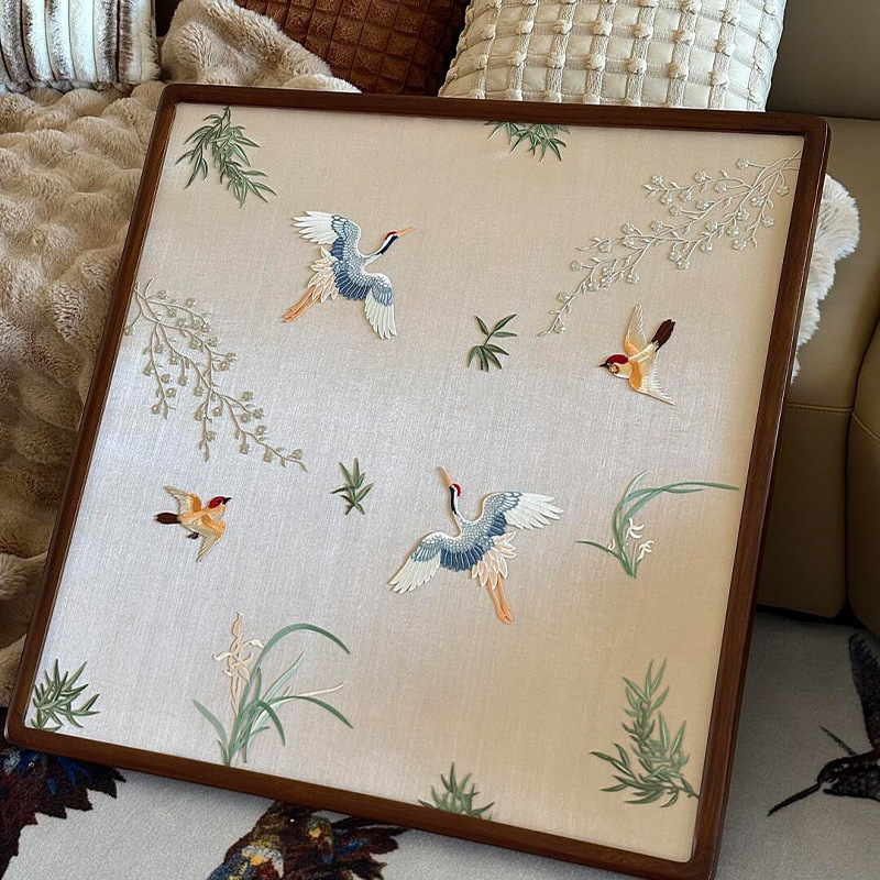 New Chinese-Style Living Room Decorative Painting, Abstract Art, "Joy on the Branch" Song-Style Aesthetics, Niche High-End Study Room and Tea Room Wall Art New Chinese-Style Living Room Decorative Painting, Abstract Art, "Joy on the Branch" Song-Style Aesthetics, Niche High-End Study Room and Tea Room Wall Art