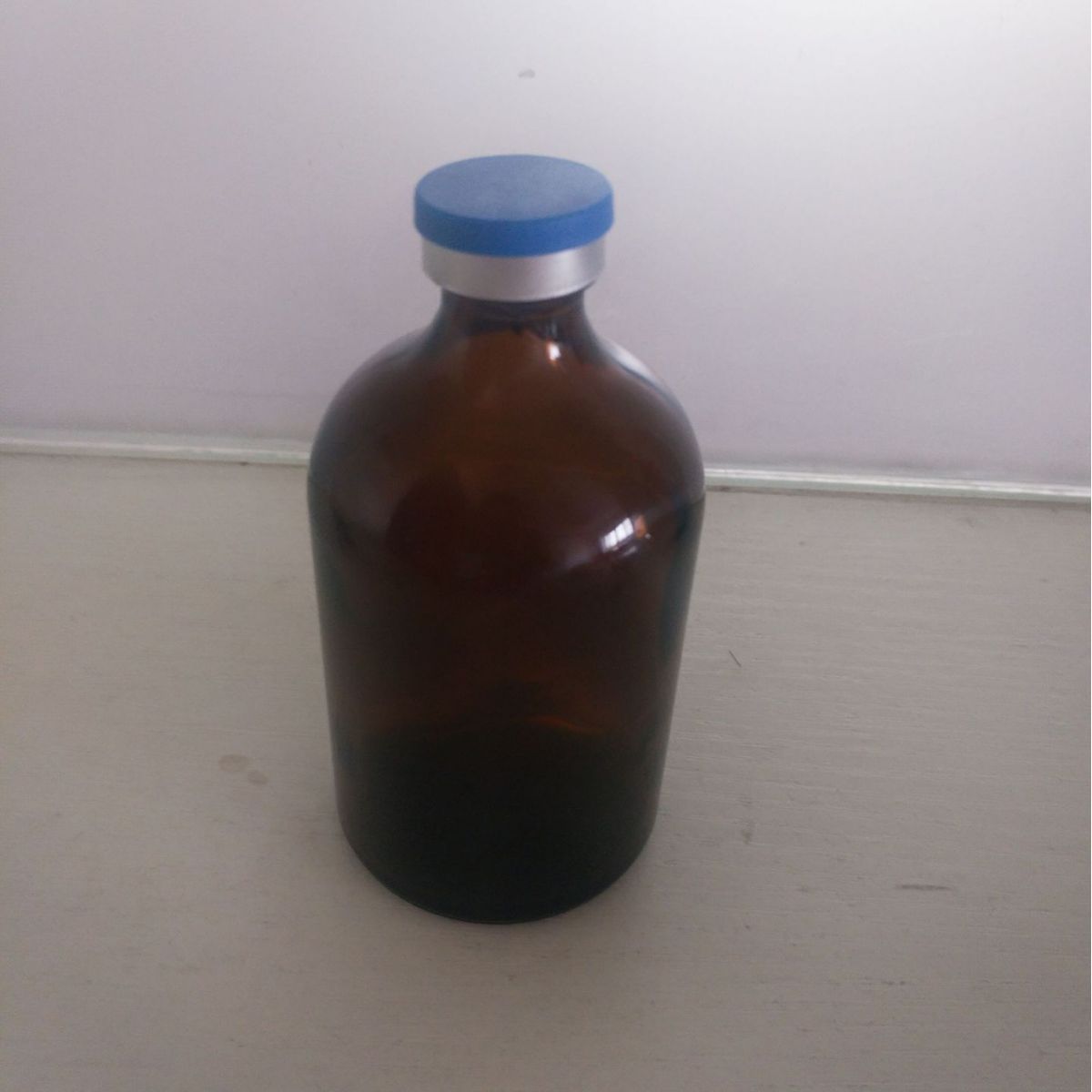 现货供应棕色100ml西林瓶国标棕色卡注射液药用瓶医药包装瓶直光