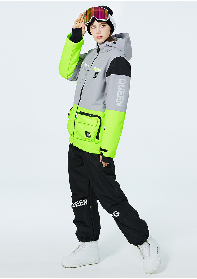 Men's Clothing Ski suit set for men and women couples warm and thick ski suit set single board double board ski suit_viptrois.com