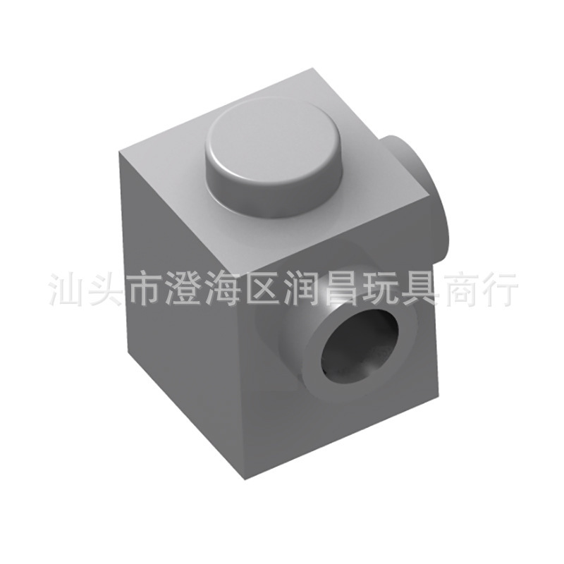 Foreign trade cross-border small particle building block parts accessories compatible with 26604 adjacent sides with hole bump brick 1x1 Foreign trade cross-border small particle building block parts accessories compatible with 26604 adjacent sides with hole bump brick 1x1