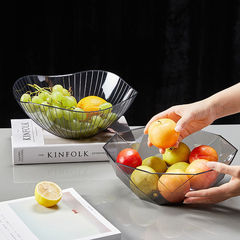 Stylish Fruit Bowl for Home, Living Room Coffee Table, Fruit and Snack Tray, Dry Fruit Plate, Minimalist and Luxurious, Instagram Style