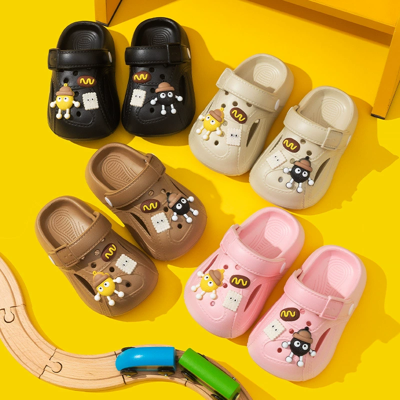 Детская летняя пляжная обувь для мальчиков Нескользящие детские детские сандалии для девочек