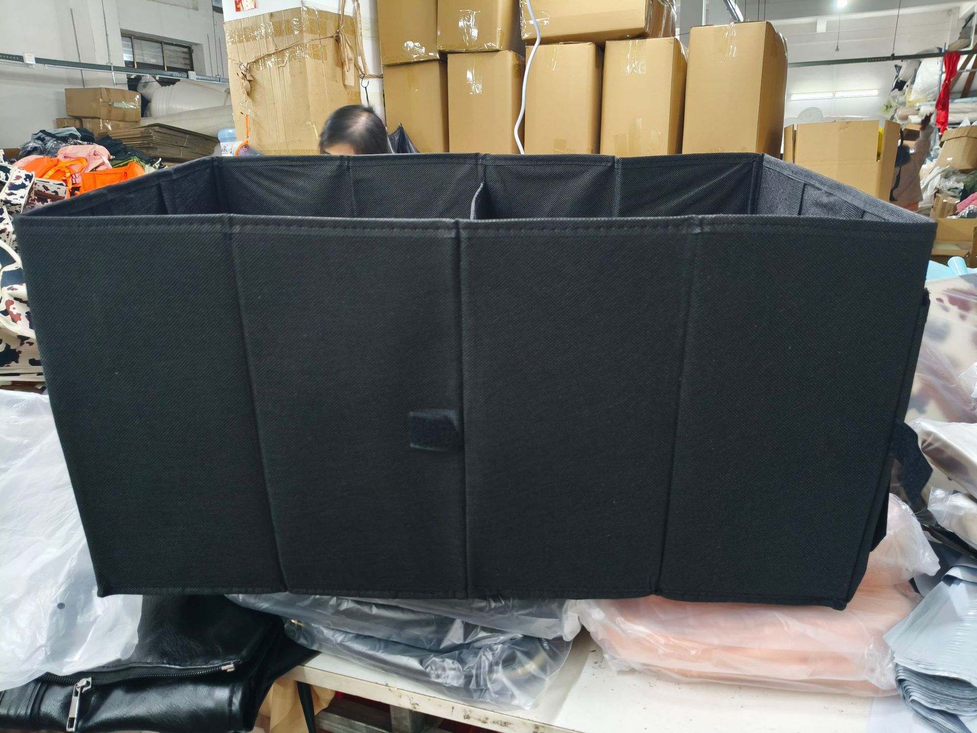 Large-Capacity Foldable Car Trunk Storage Box, Car Storage Box, Storage Container for In-Car Supplies, Trunk Storage