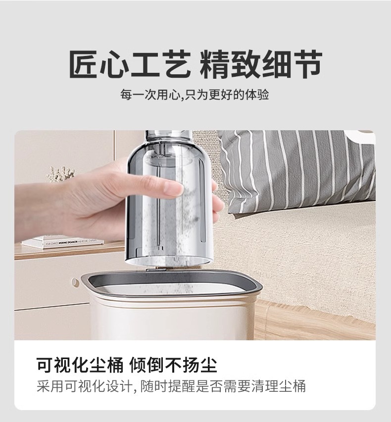 Handheld vacuum cleaner household small mini car Wireless super suction car powerful miniature dust suction artifact