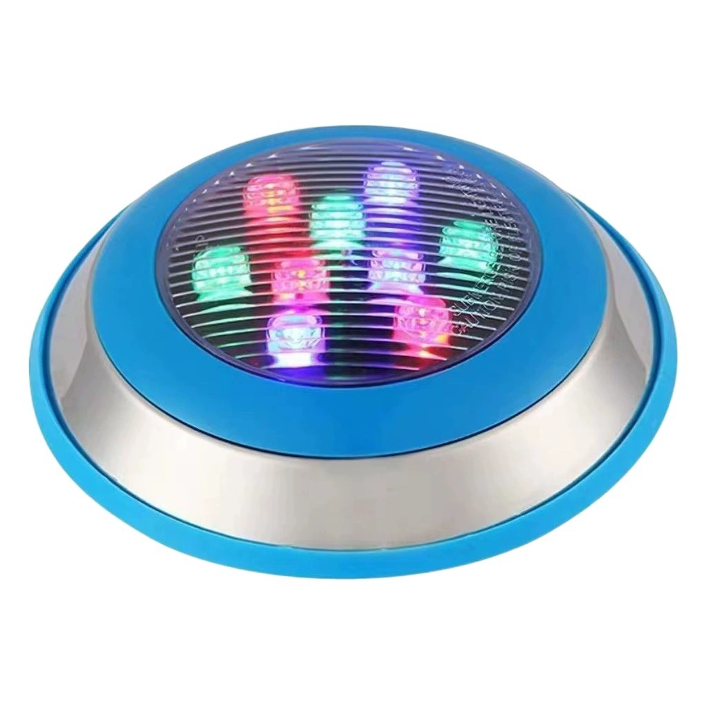 Светодиодный подводный светильник Настенный фонтан для бассейна Красочный подводный свет 304 Фонтан из нержавеющей стали Подводный свет