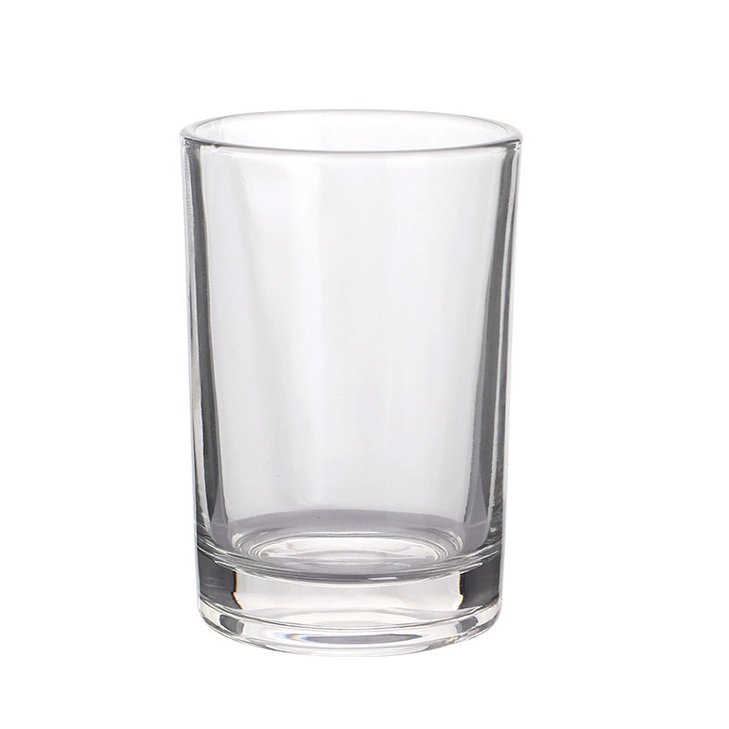 Straight rings, clear water glass, increased thickness