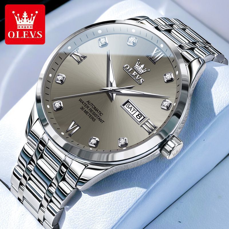 Swiss Genuine 2024 New Men's Watch Fully Automatic Mechanical Watch Waterproof Luminous High-End Watch for Men