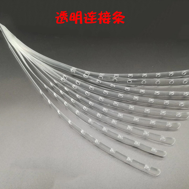 Plastic Hanger Connecting Strips for Clothing Stores, Adhesive Strips for Display, Transparent Pants Clips, Adult Outfit Matching Hanger Hooks