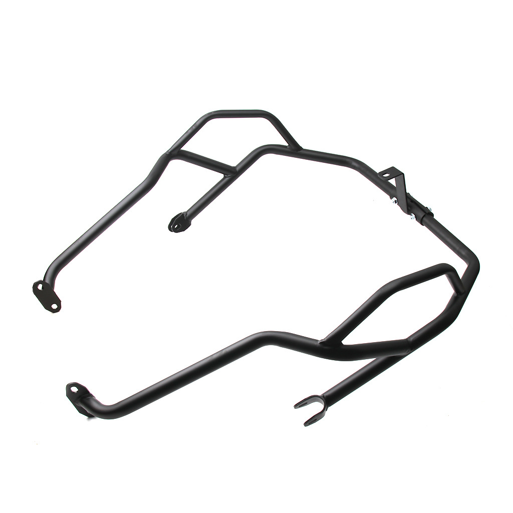 Suitable for Haojue Suzuki Gw250 Side Box Bumper Scooter Modified Carbon Steel Black Iron Guard Bar
