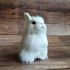 Animal model, rabbit, children's jewelry, toy handmade, Birthday gift, white rabbit