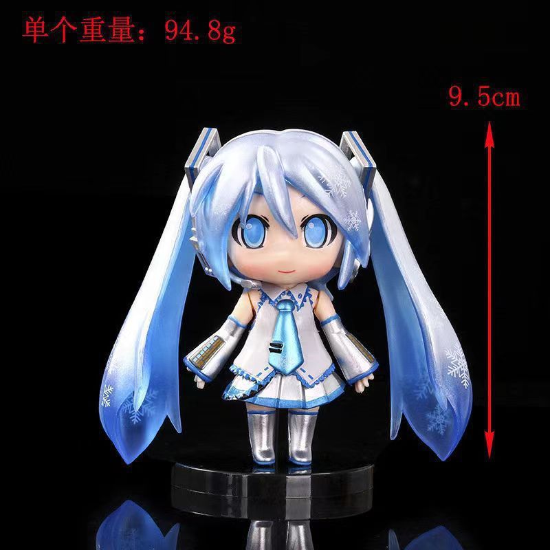 Q バージョンフィギュア初音ミク歌姫鏡音取り外し可能なモデル装飾品ケーキデコレーションミクアニメスポット卸売|undefined